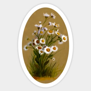 Daisies and tiny daisies Sticker